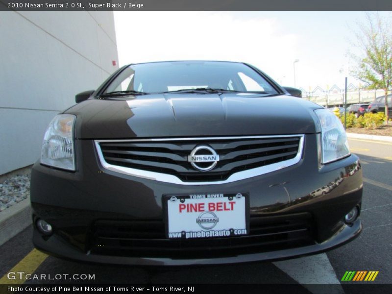Super Black / Beige 2010 Nissan Sentra 2.0 SL