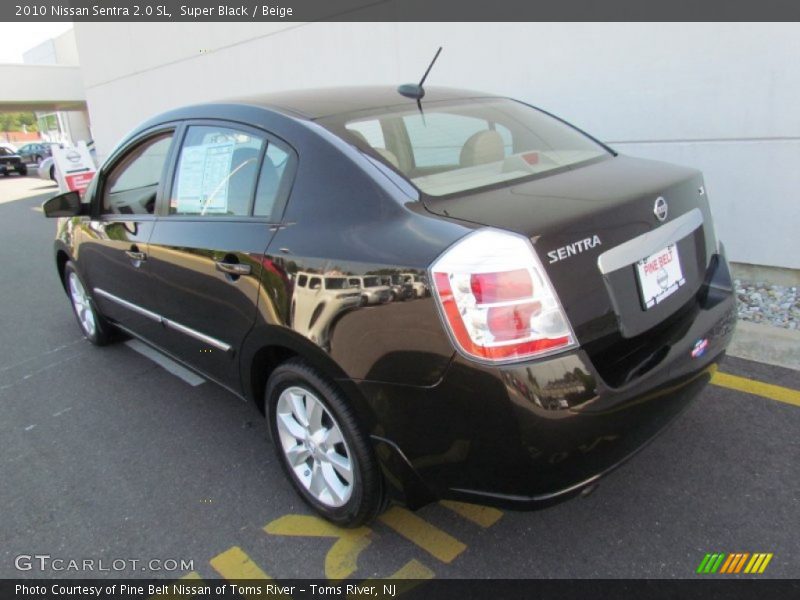 Super Black / Beige 2010 Nissan Sentra 2.0 SL