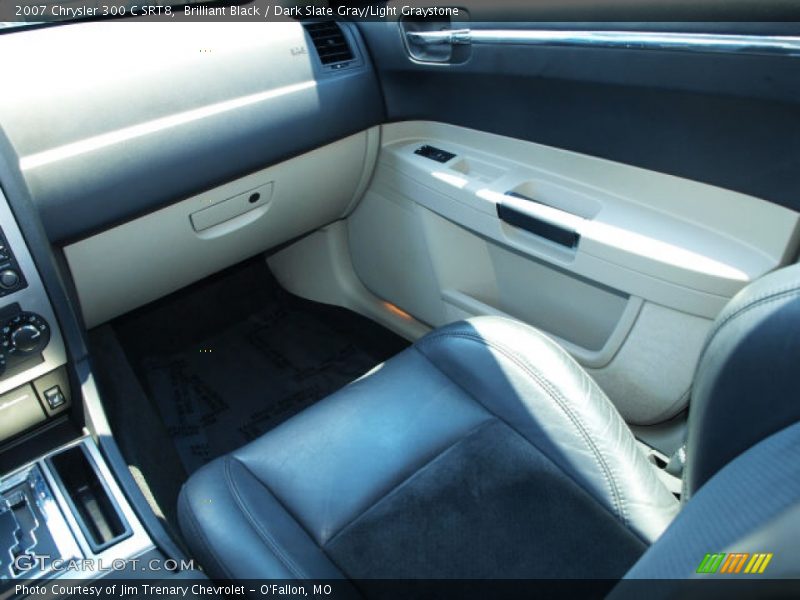 Brilliant Black / Dark Slate Gray/Light Graystone 2007 Chrysler 300 C SRT8