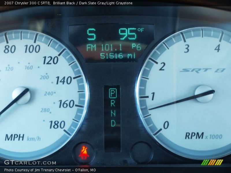 Brilliant Black / Dark Slate Gray/Light Graystone 2007 Chrysler 300 C SRT8