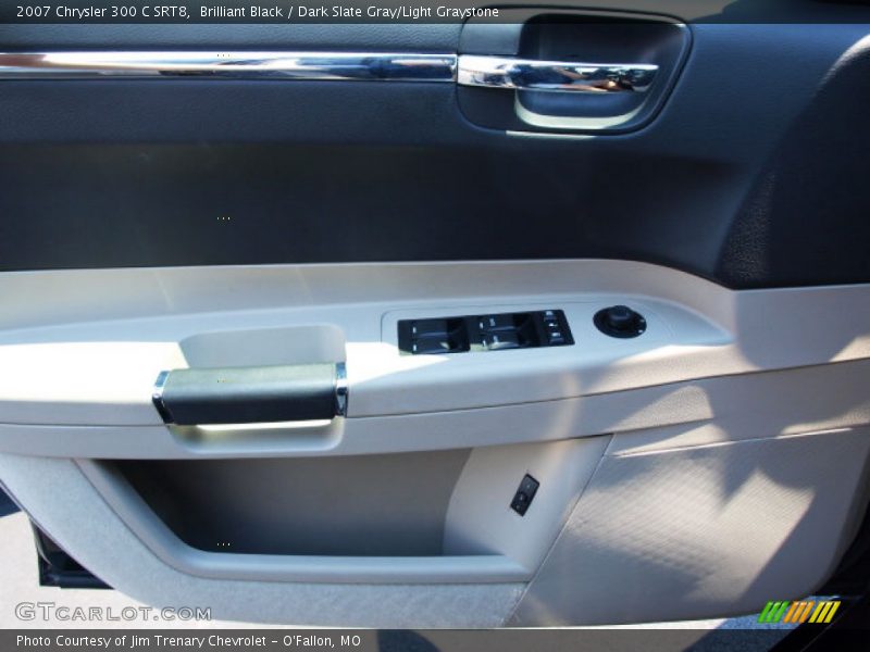 Brilliant Black / Dark Slate Gray/Light Graystone 2007 Chrysler 300 C SRT8