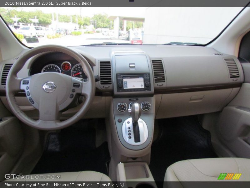Super Black / Beige 2010 Nissan Sentra 2.0 SL