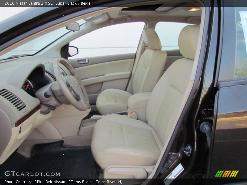 Super Black / Beige 2010 Nissan Sentra 2.0 SL
