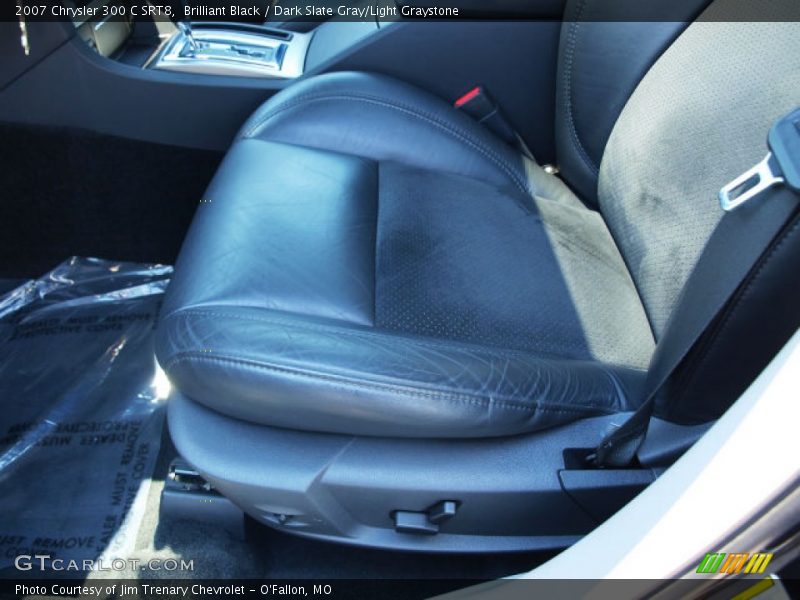 Brilliant Black / Dark Slate Gray/Light Graystone 2007 Chrysler 300 C SRT8