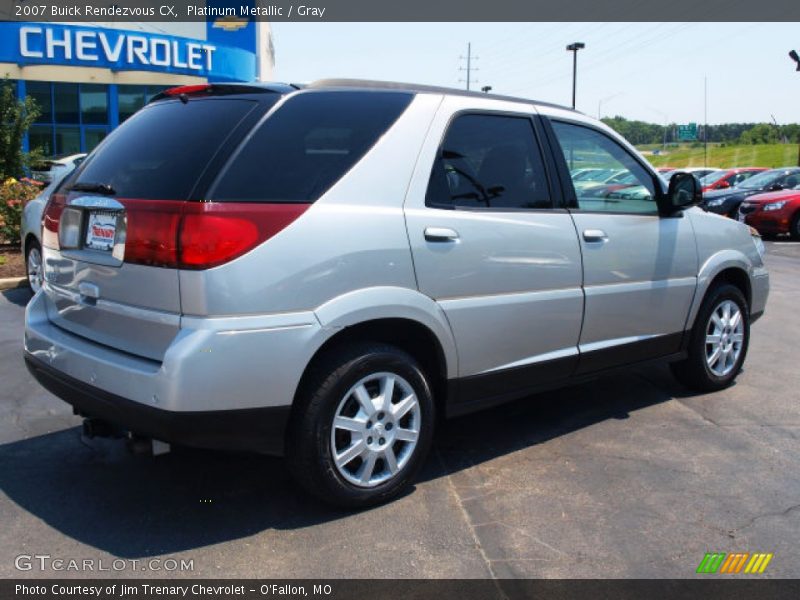 Platinum Metallic / Gray 2007 Buick Rendezvous CX