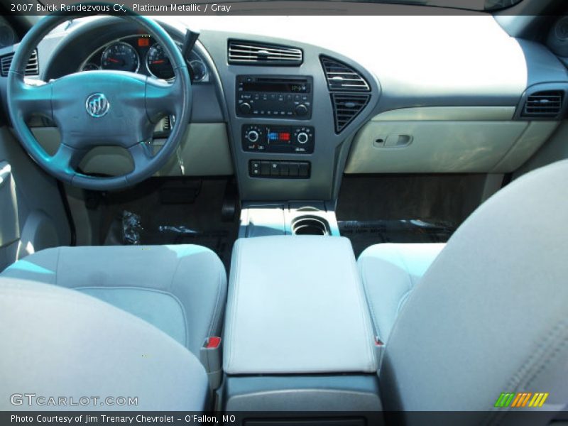 Platinum Metallic / Gray 2007 Buick Rendezvous CX