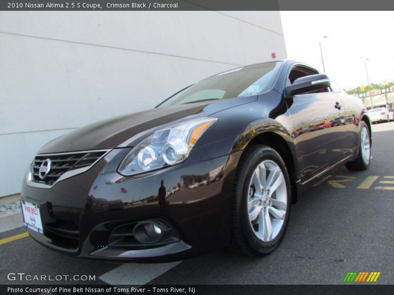 Crimson Black / Charcoal 2010 Nissan Altima 2.5 S Coupe