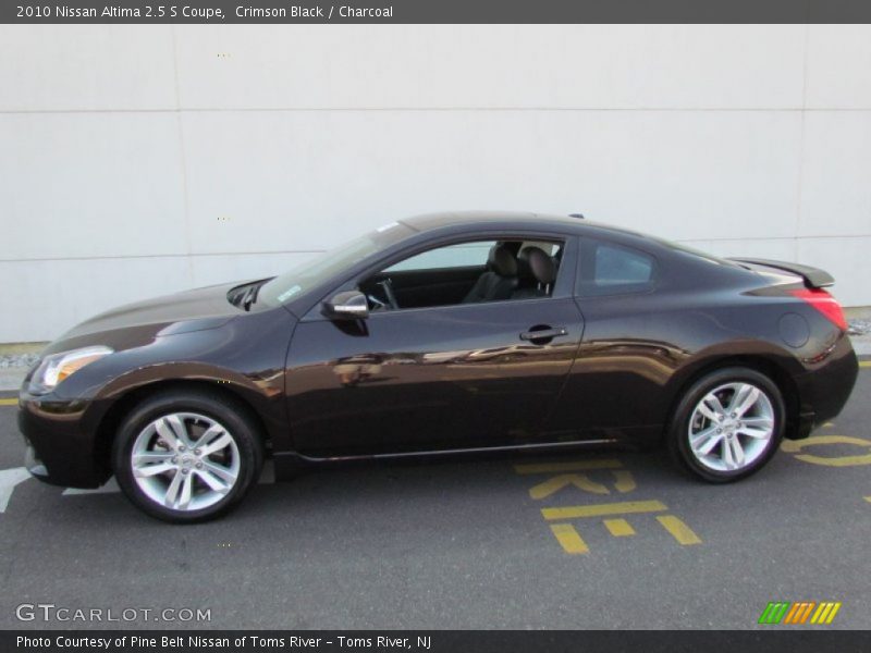 Crimson Black / Charcoal 2010 Nissan Altima 2.5 S Coupe