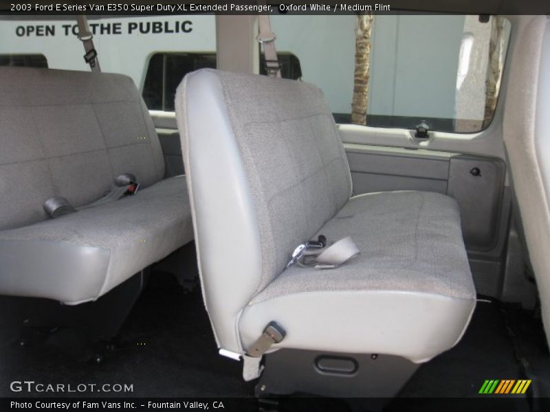 Oxford White / Medium Flint 2003 Ford E Series Van E350 Super Duty XL Extended Passenger