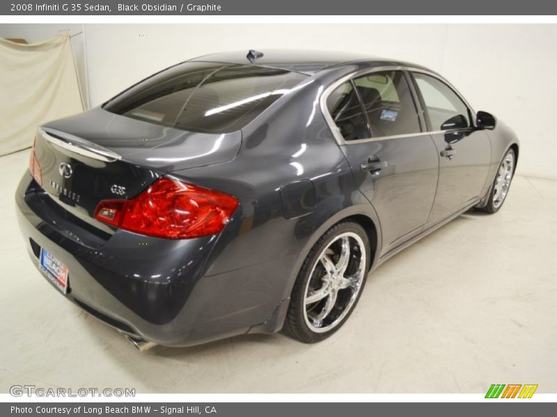 Black Obsidian / Graphite 2008 Infiniti G 35 Sedan