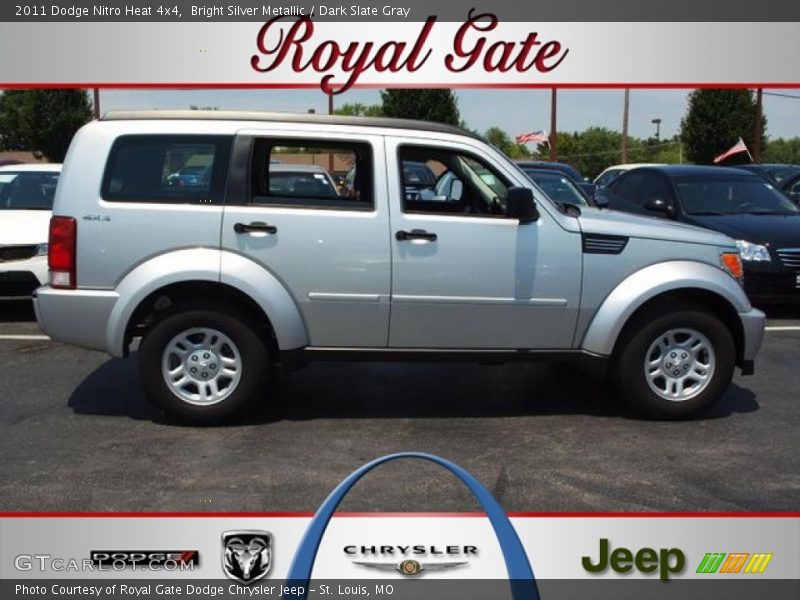 Bright Silver Metallic / Dark Slate Gray 2011 Dodge Nitro Heat 4x4