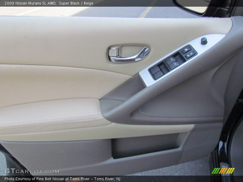 Super Black / Beige 2009 Nissan Murano SL AWD