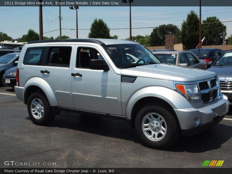 Bright Silver Metallic / Dark Slate Gray 2011 Dodge Nitro Heat 4x4