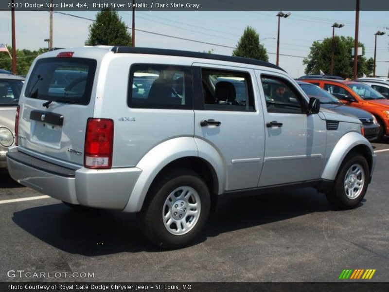 Bright Silver Metallic / Dark Slate Gray 2011 Dodge Nitro Heat 4x4