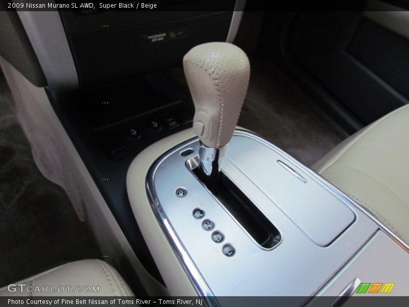Super Black / Beige 2009 Nissan Murano SL AWD