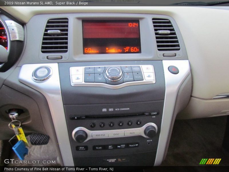Super Black / Beige 2009 Nissan Murano SL AWD