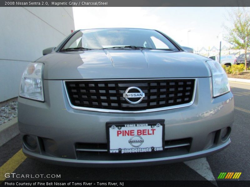 Magnetic Gray / Charcoal/Steel 2008 Nissan Sentra 2.0