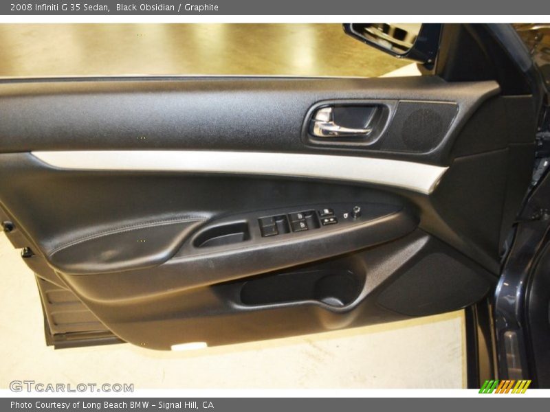 Black Obsidian / Graphite 2008 Infiniti G 35 Sedan