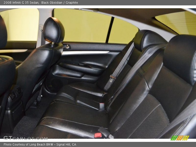 Black Obsidian / Graphite 2008 Infiniti G 35 Sedan