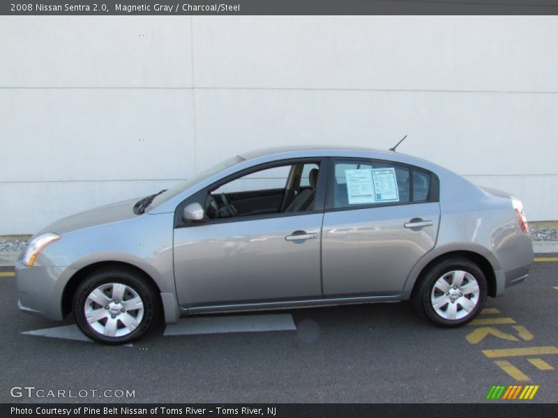 Magnetic Gray / Charcoal/Steel 2008 Nissan Sentra 2.0