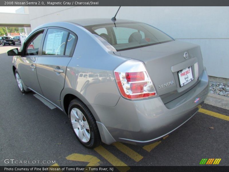 Magnetic Gray / Charcoal/Steel 2008 Nissan Sentra 2.0