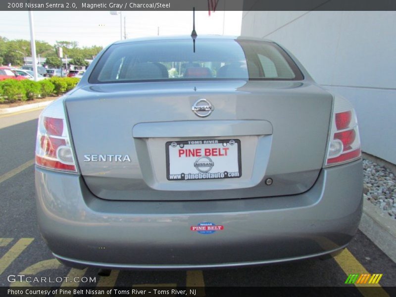 Magnetic Gray / Charcoal/Steel 2008 Nissan Sentra 2.0