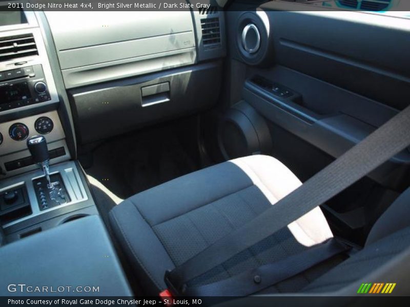 Bright Silver Metallic / Dark Slate Gray 2011 Dodge Nitro Heat 4x4
