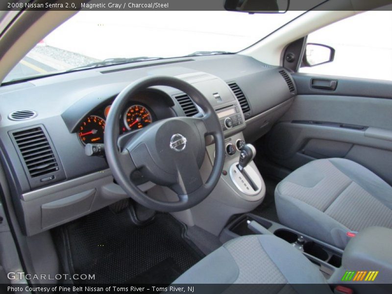 Magnetic Gray / Charcoal/Steel 2008 Nissan Sentra 2.0