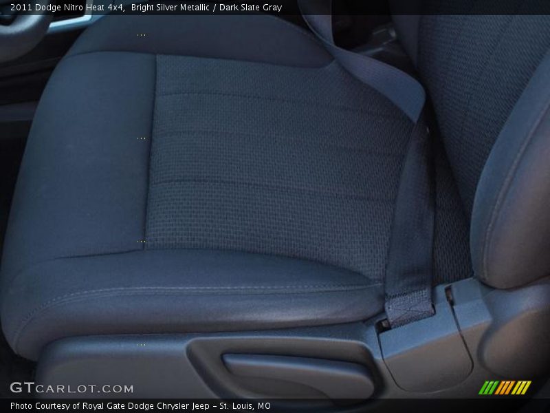 Bright Silver Metallic / Dark Slate Gray 2011 Dodge Nitro Heat 4x4