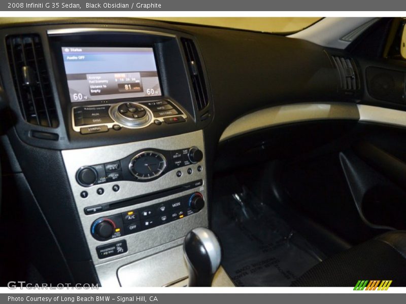 Black Obsidian / Graphite 2008 Infiniti G 35 Sedan