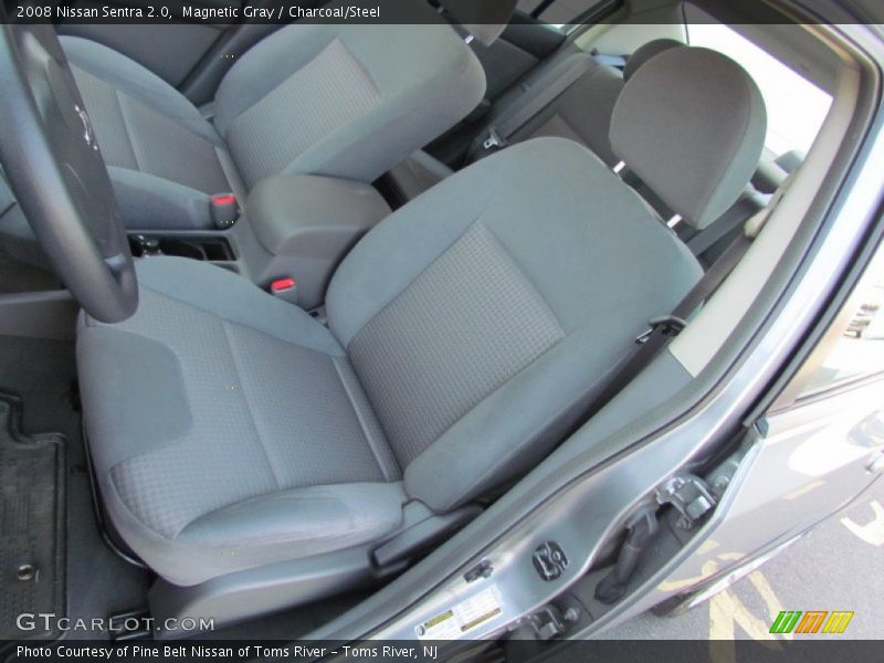 Magnetic Gray / Charcoal/Steel 2008 Nissan Sentra 2.0