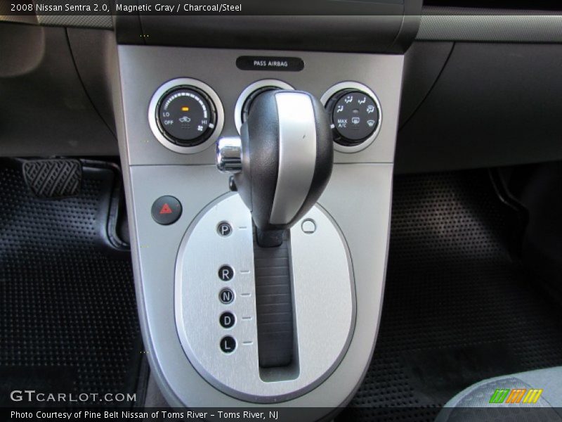 Magnetic Gray / Charcoal/Steel 2008 Nissan Sentra 2.0