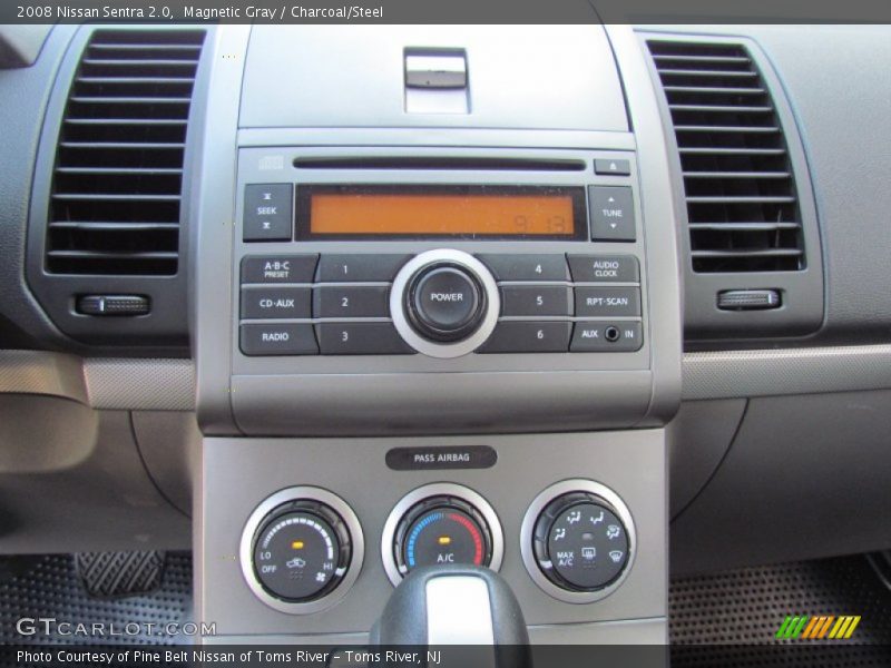 Magnetic Gray / Charcoal/Steel 2008 Nissan Sentra 2.0