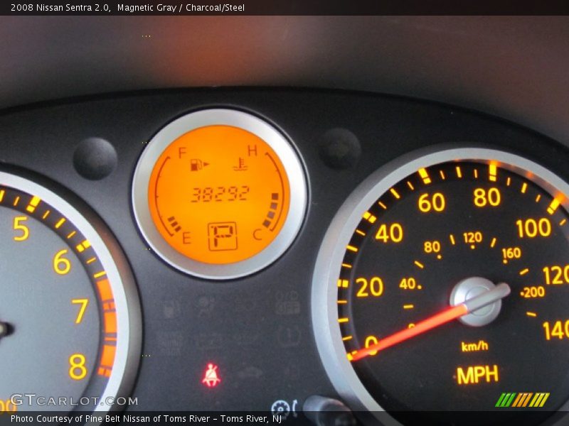 Magnetic Gray / Charcoal/Steel 2008 Nissan Sentra 2.0