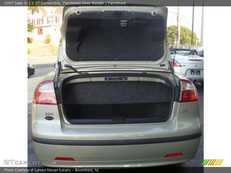  2007 9-3 2.0T Convertible Trunk