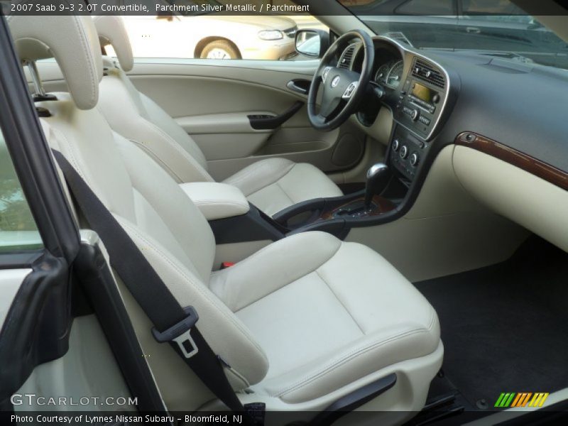 Parchment Silver Metallic / Parchment 2007 Saab 9-3 2.0T Convertible