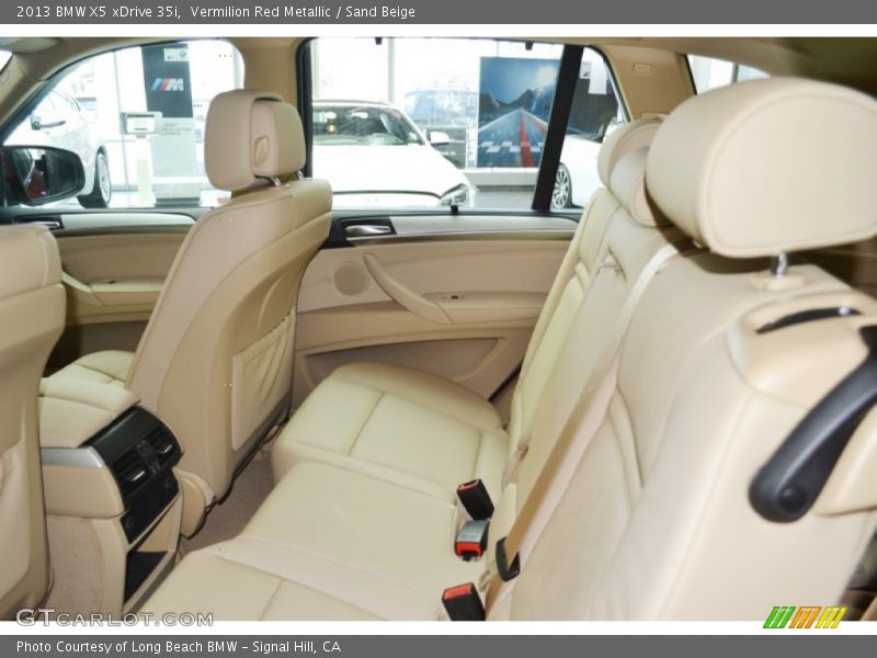Vermilion Red Metallic / Sand Beige 2013 BMW X5 xDrive 35i