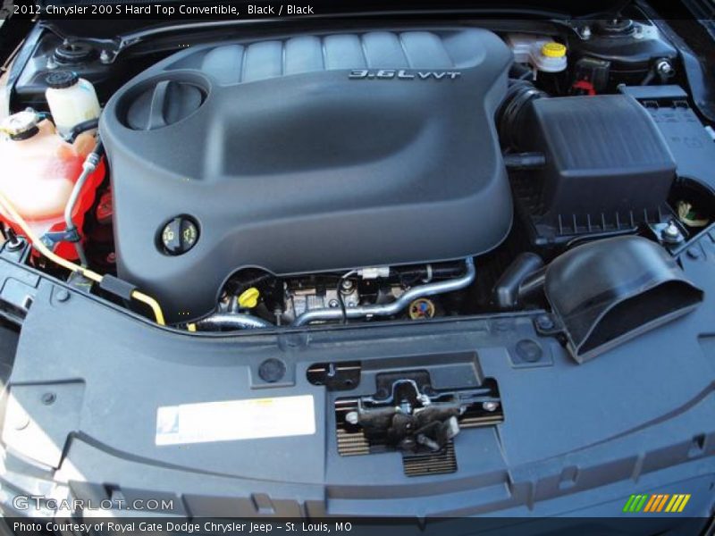  2012 200 S Hard Top Convertible Engine - 3.6 Liter DOHC 24-Valve VVT Pentastar V6
