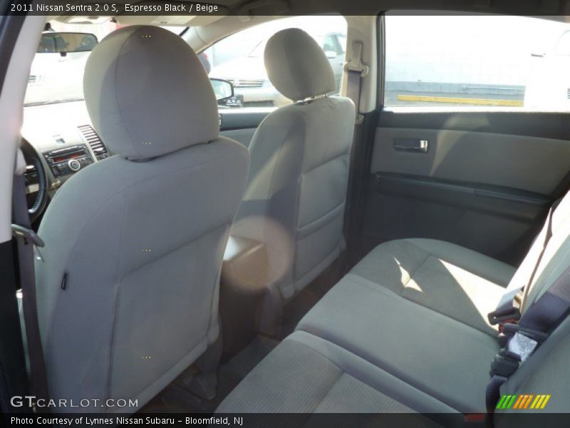 Espresso Black / Beige 2011 Nissan Sentra 2.0 S
