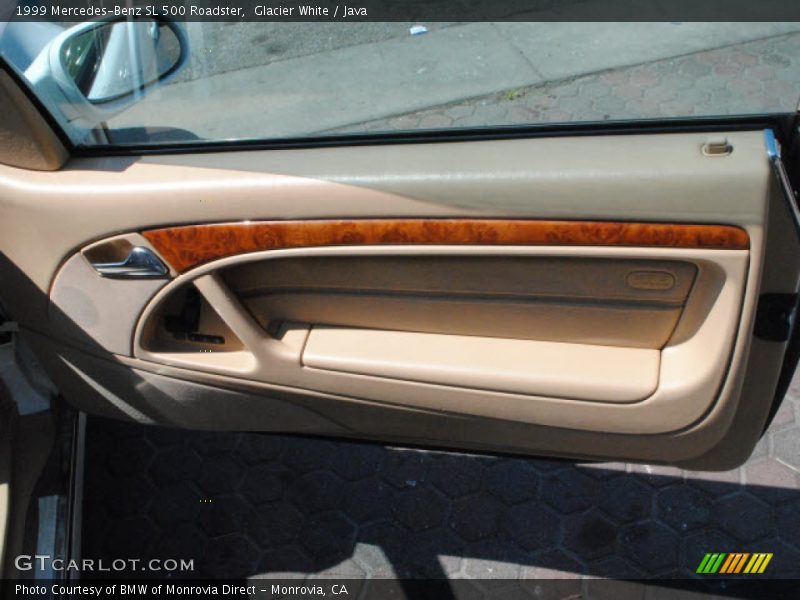 Glacier White / Java 1999 Mercedes-Benz SL 500 Roadster