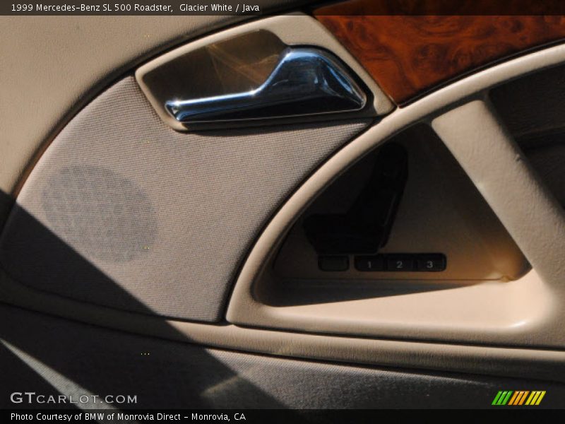 Glacier White / Java 1999 Mercedes-Benz SL 500 Roadster