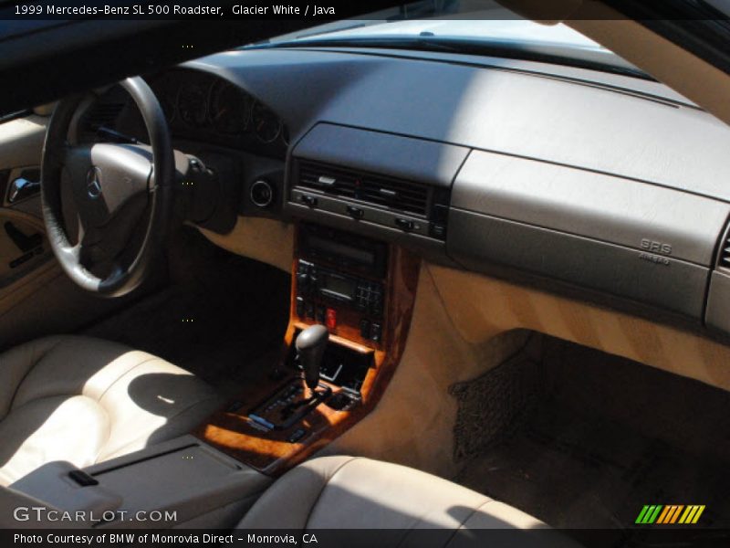 Glacier White / Java 1999 Mercedes-Benz SL 500 Roadster