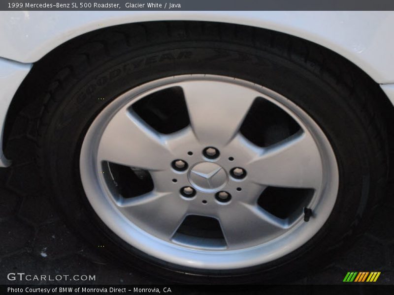 Glacier White / Java 1999 Mercedes-Benz SL 500 Roadster