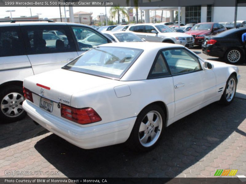 Glacier White / Java 1999 Mercedes-Benz SL 500 Roadster