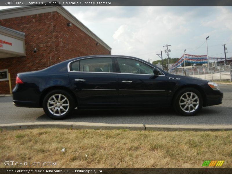 Ming Blue Metallic / Cocoa/Cashmere 2008 Buick Lucerne CXL