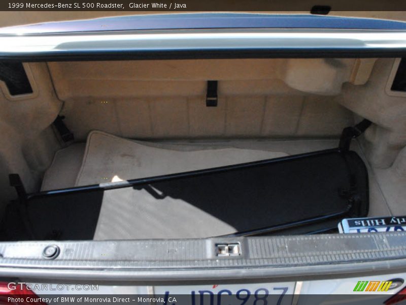 Glacier White / Java 1999 Mercedes-Benz SL 500 Roadster