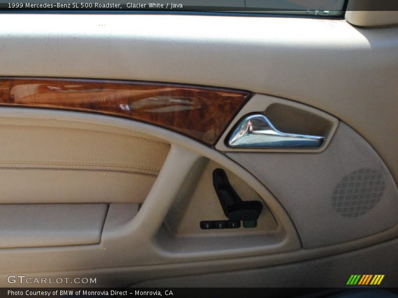 Glacier White / Java 1999 Mercedes-Benz SL 500 Roadster