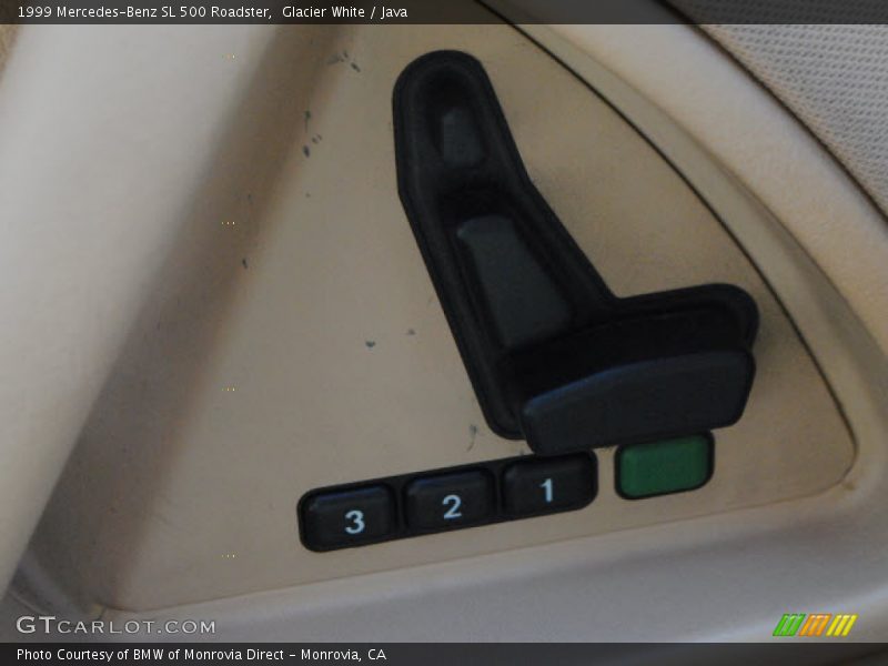 Glacier White / Java 1999 Mercedes-Benz SL 500 Roadster