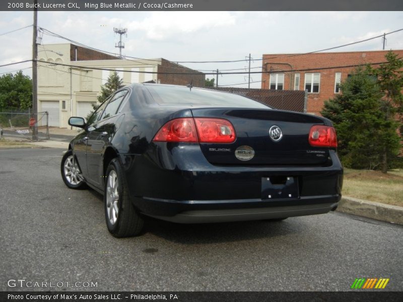 Ming Blue Metallic / Cocoa/Cashmere 2008 Buick Lucerne CXL