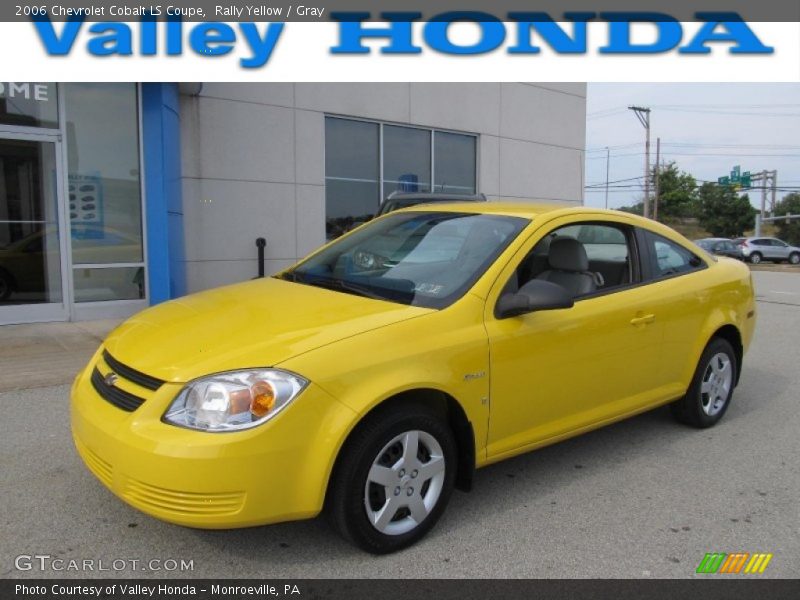 Rally Yellow / Gray 2006 Chevrolet Cobalt LS Coupe